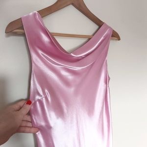 Classic 90s satin column dress